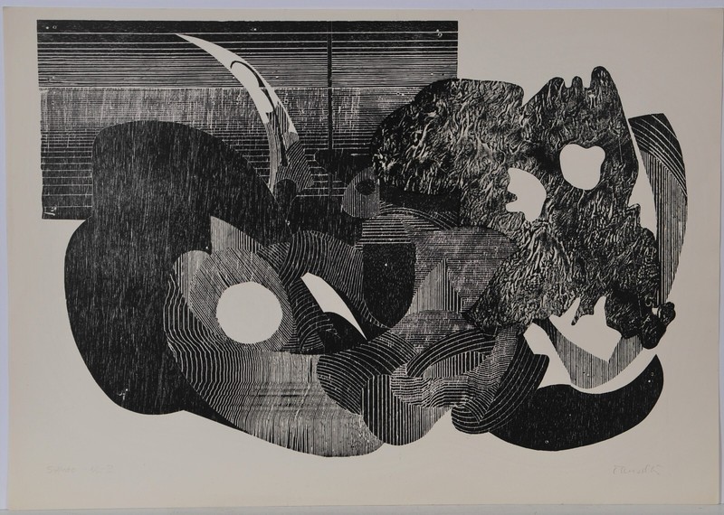 Klaus Menzel /Holzschnitt/Handsigniert/100 Exemplare