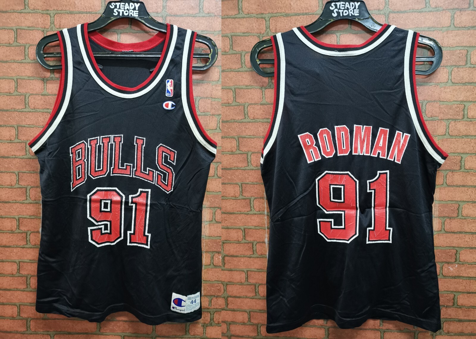 〜CHICAGO BULLS RODMAN 91〜 1995-96 Chicago Bulls Rodman #91 adidas Hardwood Classics