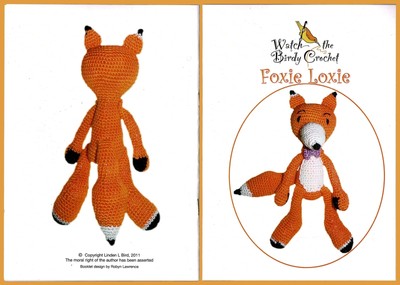 Amigurumi Crochet Fox Doll Pattern Foxie Loxie, Watch the Birdy Crochet Series