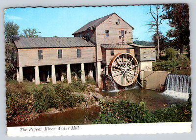 Postcard - 4x6 Pigeon River Water Mill Pigeon Forge TN