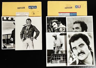 Burt Reynolds-6 Official 1974-75  8x10 Photos From B.R. Productions w/Mailers!
