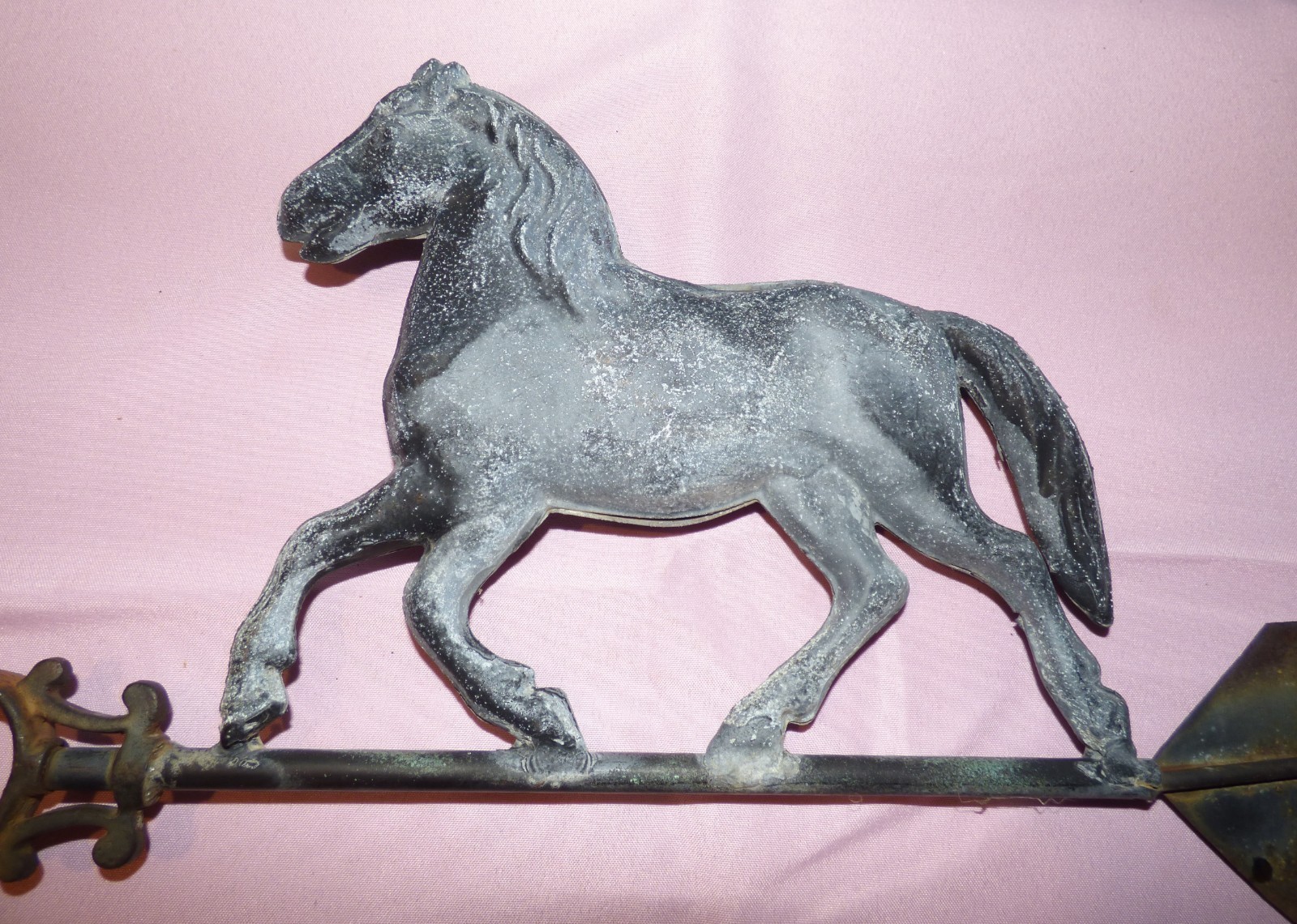 Antique Horse Weather Vane for Lightning Rod