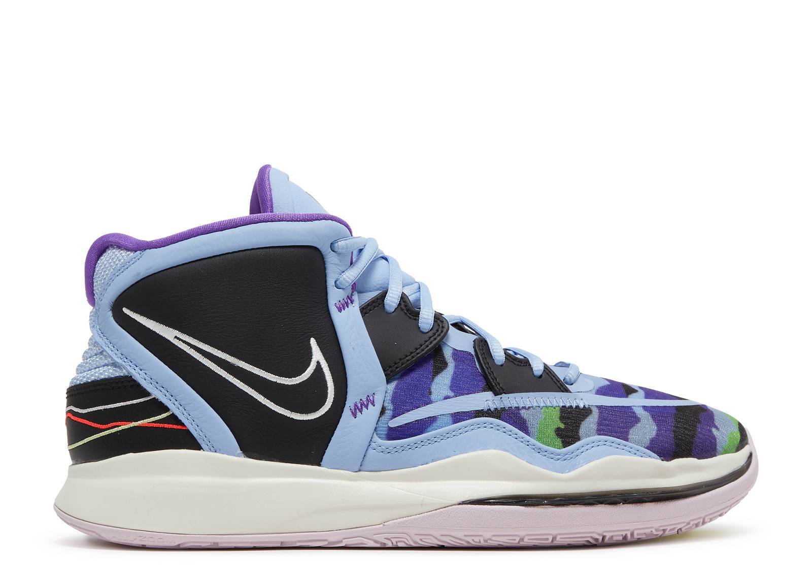 

Nike Kyrie 8 Infinity Aluminium Blue Camo Sail Black CZ0204-400 sz 10.5 Мужские, Синий, Nike Kyrie Infinity