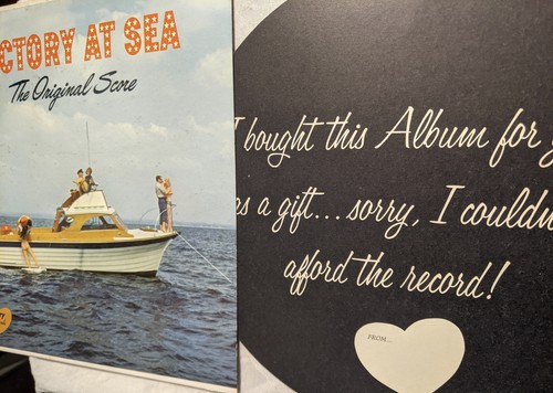 Gag LP Sleeve/Greeting Card - Victory At Sea HIGH IN-FIDELITY Humor/Sexy