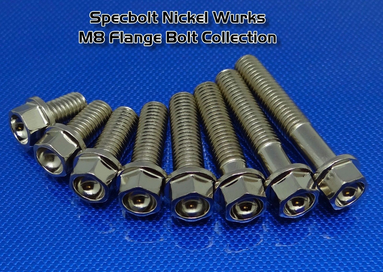 Honda CR Nickel Wurks Bolt Kit CR80 CR85 CR125 CR250 CR500 Titanium Look!