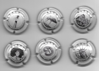 6 Capsules de Crémant d'Alsace