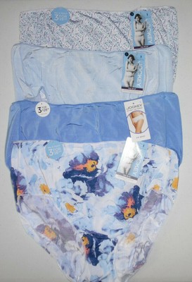 4 Jockey Hip Brief Panty Set 1372 No Line Tactel Blue Purple Dots Flower 9 2XL comprar usado Enviando para Brazil