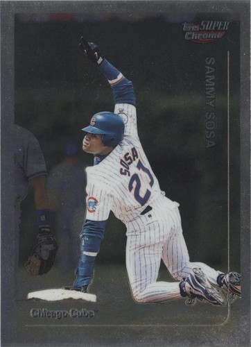 Mark McGwire, Sammy Sosa 1998 Topps Super Chrome Jumbos
