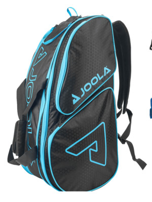 Joola Tour Elite Pro Pickleball Duffle Bag Backpack Ben Johns Black Blue