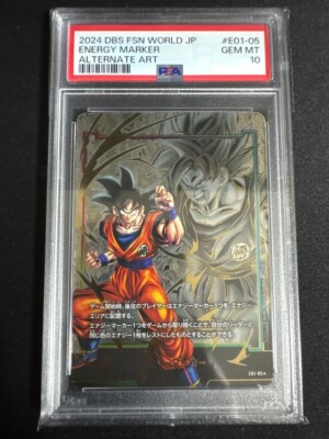 PSA10 Son Goku E01-05 Energy Marker Fusion World 2024 Dragon