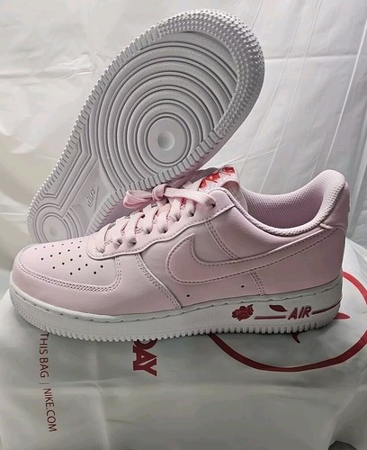New Nike Air Force 1 '07 LX Pink Foam White Low Top Sneakers