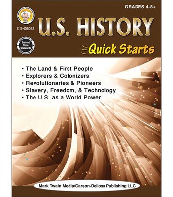 U.S. History Quick Starts Workbook by Armstrong (English) Paperback Book