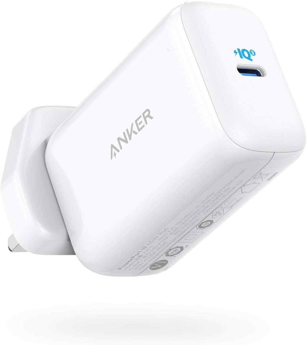 Anker USB C Fast Charger, PowerPort III Pod 65W PIQ 3.0 PPS