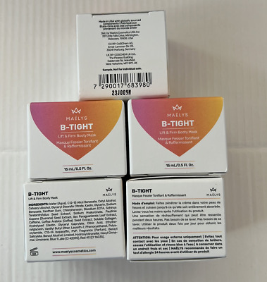 5 Maelys B-Tight Lift & Firm Booty Mask Travel Size 15 mL F132