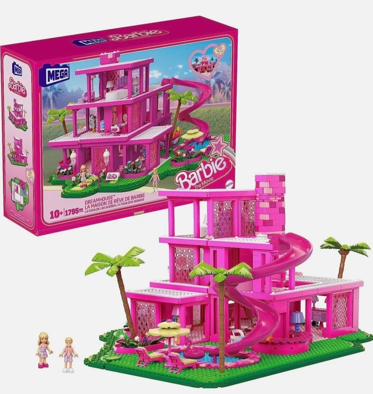 New Girls MEGA Barbie The Movie DreamHouse Building Lego Kit