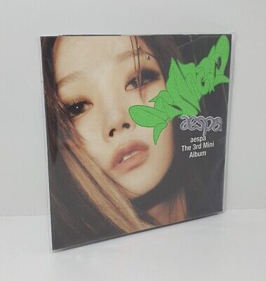 AESPA 3rd Mini Album [MY WORLD] Poster GISELLE Ver CD+Poster+P.Card+Post+Sticker
