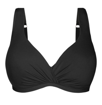Marc & Andre Swim Bikini Top Underwired Bra Gr.42 F (Bra 85F) UK 38E Memory Foam