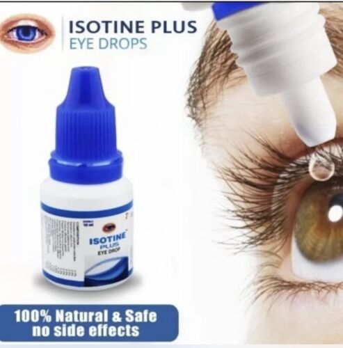 🇬🇧Eye Drops Isotine Plus 10ml Ayurvedic Eye Care Glaucoma SoreEye Clear Vision