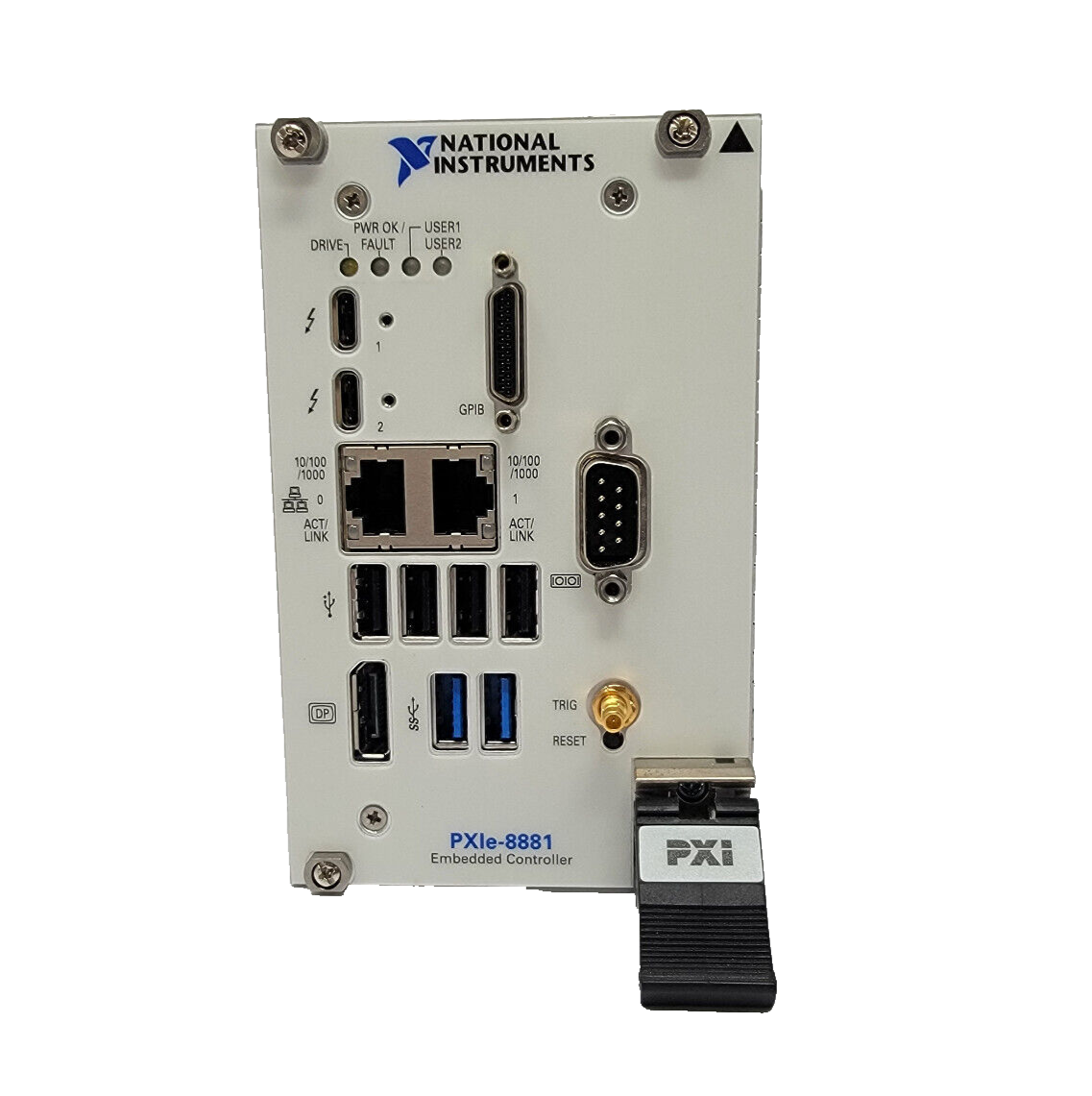 National Instruments NI PXIe-8881 PXIe, 3.9 GHz, 8-Core PXI National Instruments NI PXIe-8881 PXIe, 3.9 GHz, 8-Core PXI