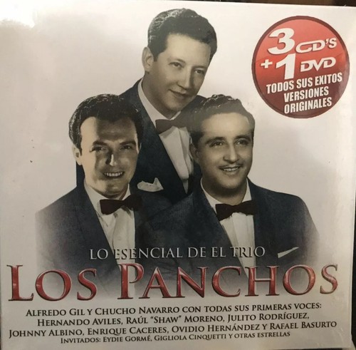 3CD DVD 60s 70s Trio Los Panchos Chucho Navarro Alfredo Gil 3CD DVD 60s 70s Trio Los Panchos Chucho Navarro Alfredo Gil