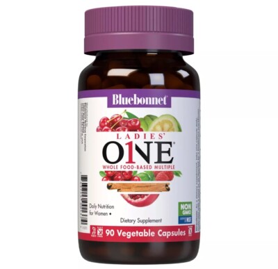 Bluebonnet Ladies One Whole Food-Based Multiple 90 Veg Capsules