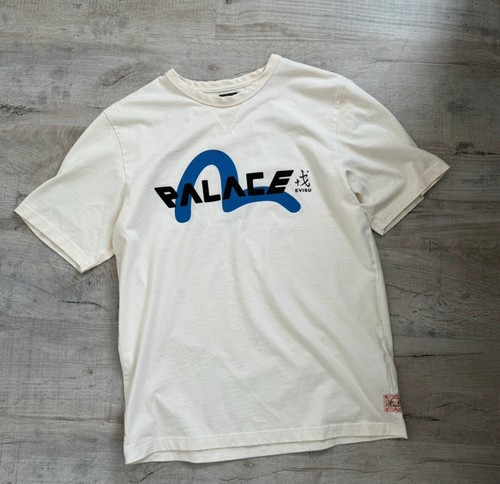 Palace Evisu Oliveコラボ Tシャツ Mサイズ Palace x Evisu Contrasting Logo Print Tee Olive – STEALPLUG KL