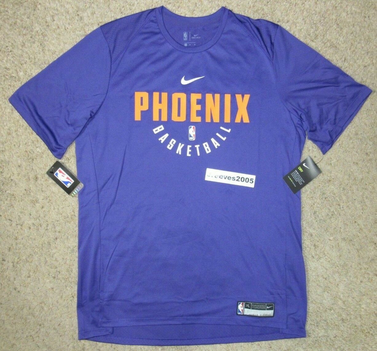 phoenix suns practice jersey