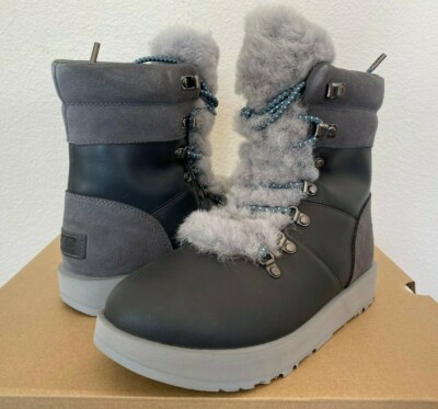 UGG Women's Viki Waterproof Shearling Leather Boots- Size Runs Small