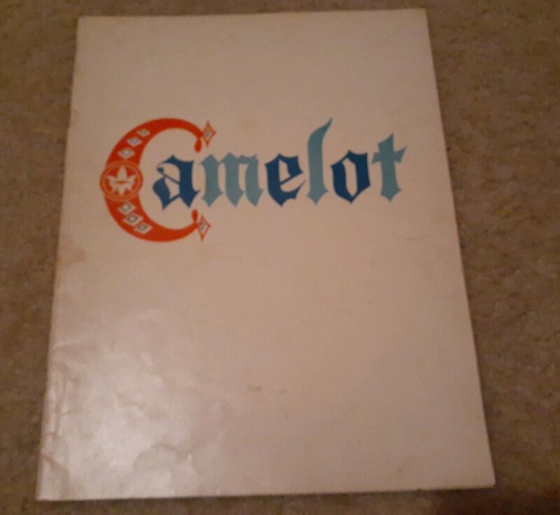 Vintage Camelot Souvenir Theatre Program The Musical Robert Goulet & Wm Squire 