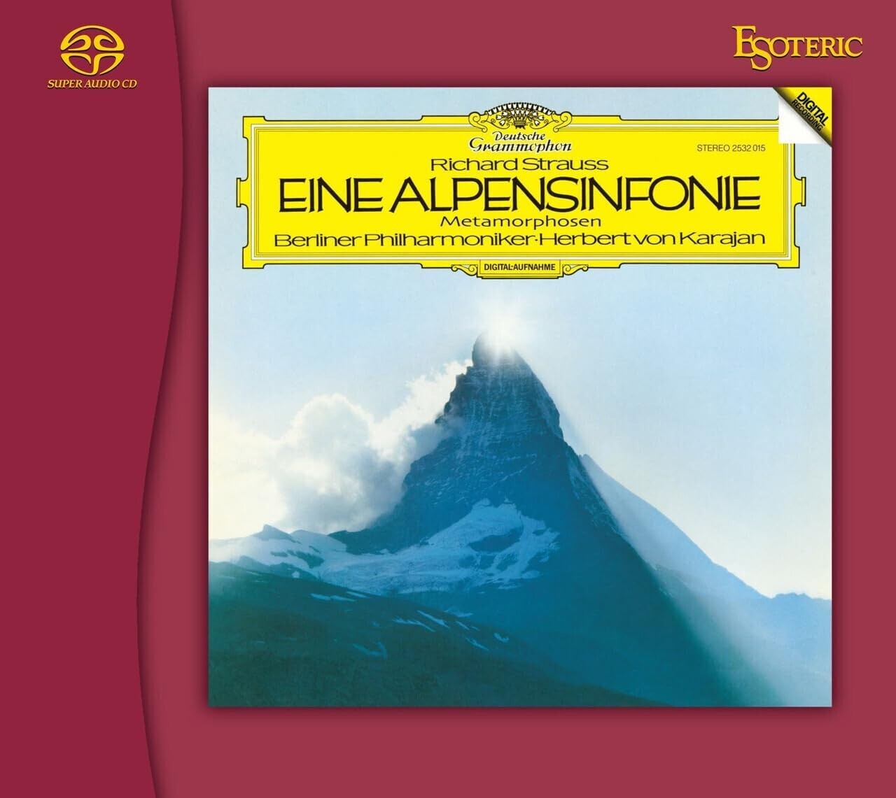 シュトラウス:アルプス交響曲 SACD ESSG-90240 Richard Strauss: Eine Alpensinfonie Karajan ESOTERIC SACD
