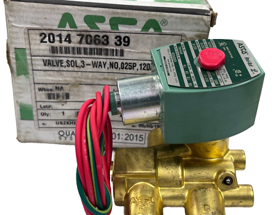 QUINCY 2014706339 Solenoid Valve 3 Way N.O. 025P 120/60 AC 1/4 