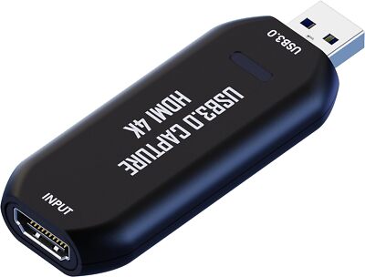 Cam Link 4K, USB 3.0 HDMI Capture Card, External Camera Capture Card 2K50 60FPS