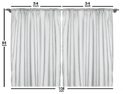 Office Decor Curtains Business Room City Window Drapes 2 Panel Set 108x84 Inches
