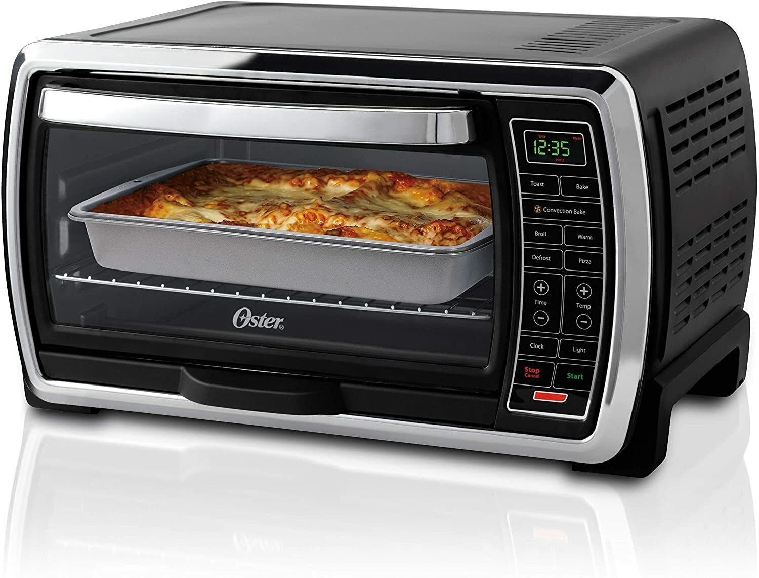 Digital Convection Large 6-slice Capacity Polished Stainless