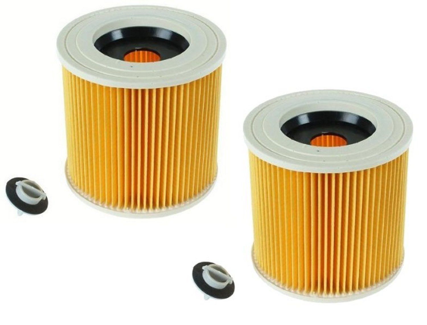 2x Quality Cartridge Filter For Karcher Wet & Dry Hoover Vacuum