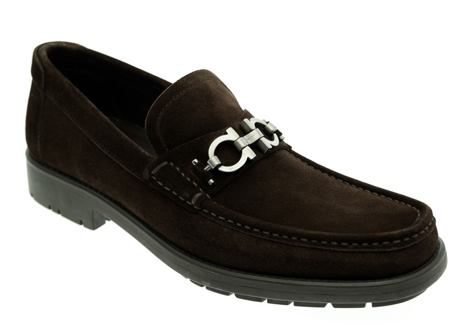 Salvatore Ferragamo Suede Casual Shoes for Men