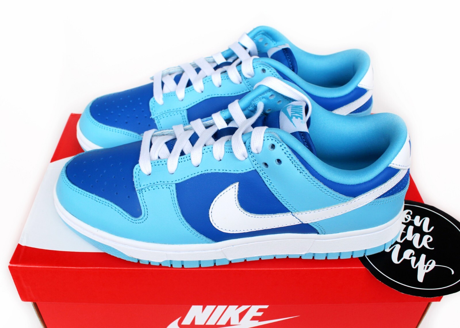 Nike Dunk Low Retro QS Argon Blue UNC Two Tone UK 8 US 9 EUR Nike Dunk Low Retro QS Argon Blue UNC Two Tone UK 8 US 9 EUR
