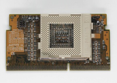 Socket 370 to Slot 1 adapter for Coppermine, Celeron, Cyrix - TESTED