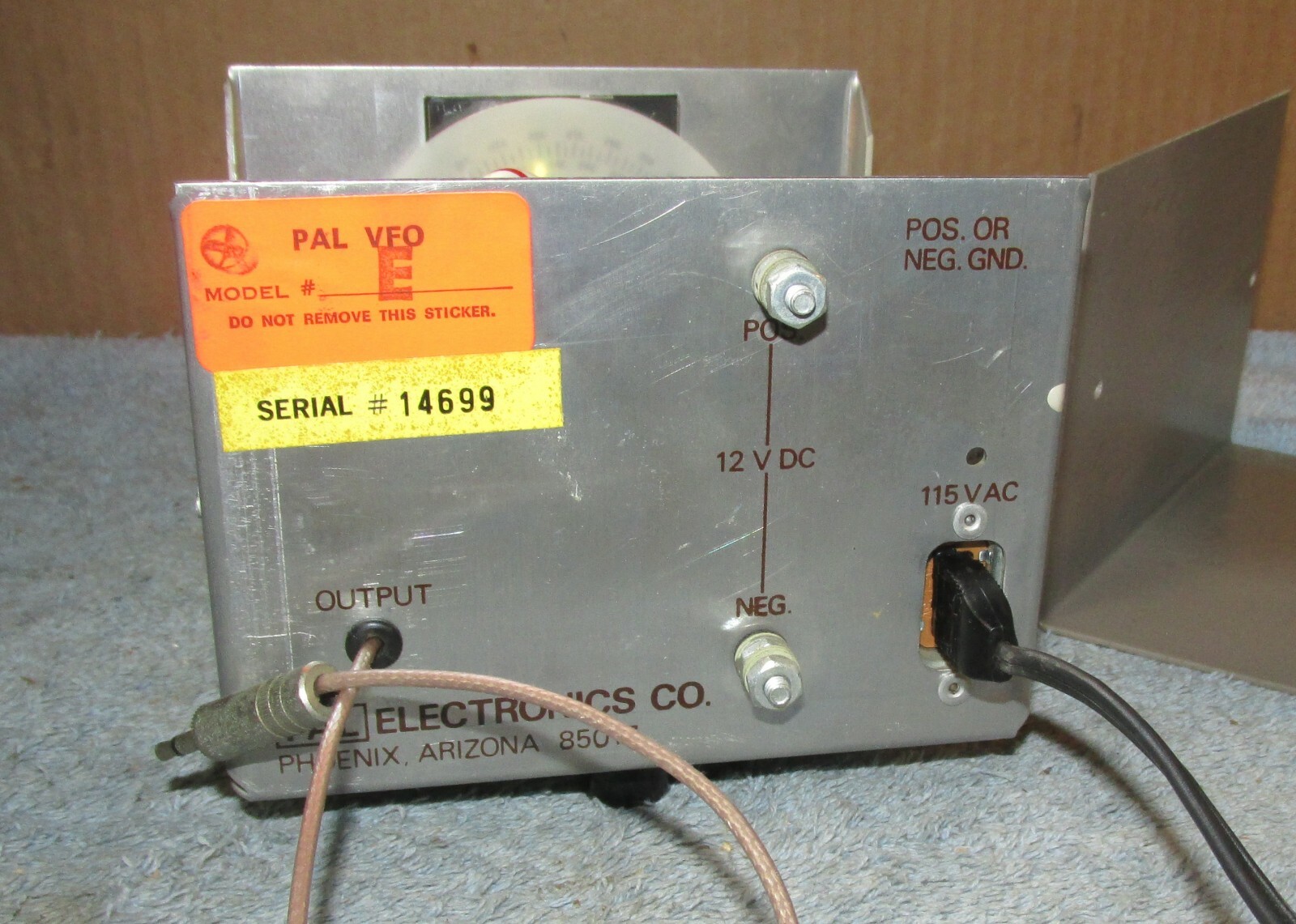 Vintage PAL VFO-PLUS Monitor Scanner Ham/CB Radio/Electronics J0920