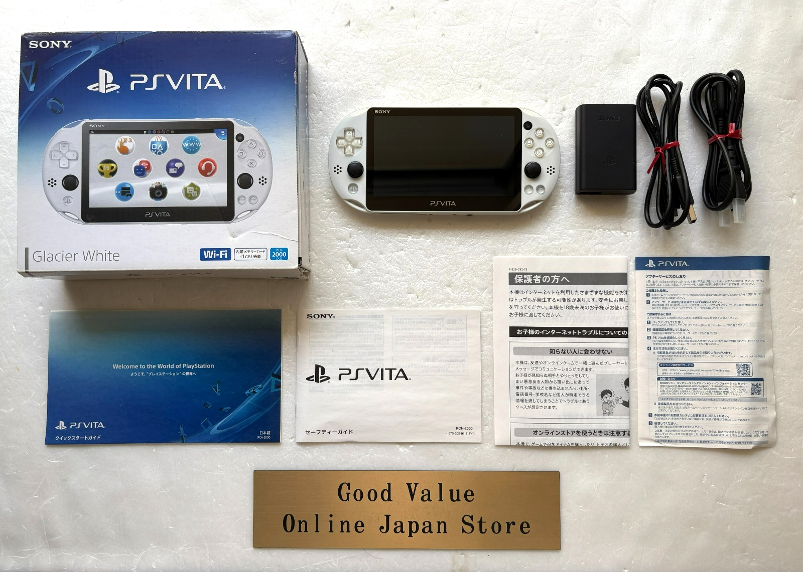 Sony PS Vita PCH-2000 ZA22 Glacier White Wi-Fi Model Console
