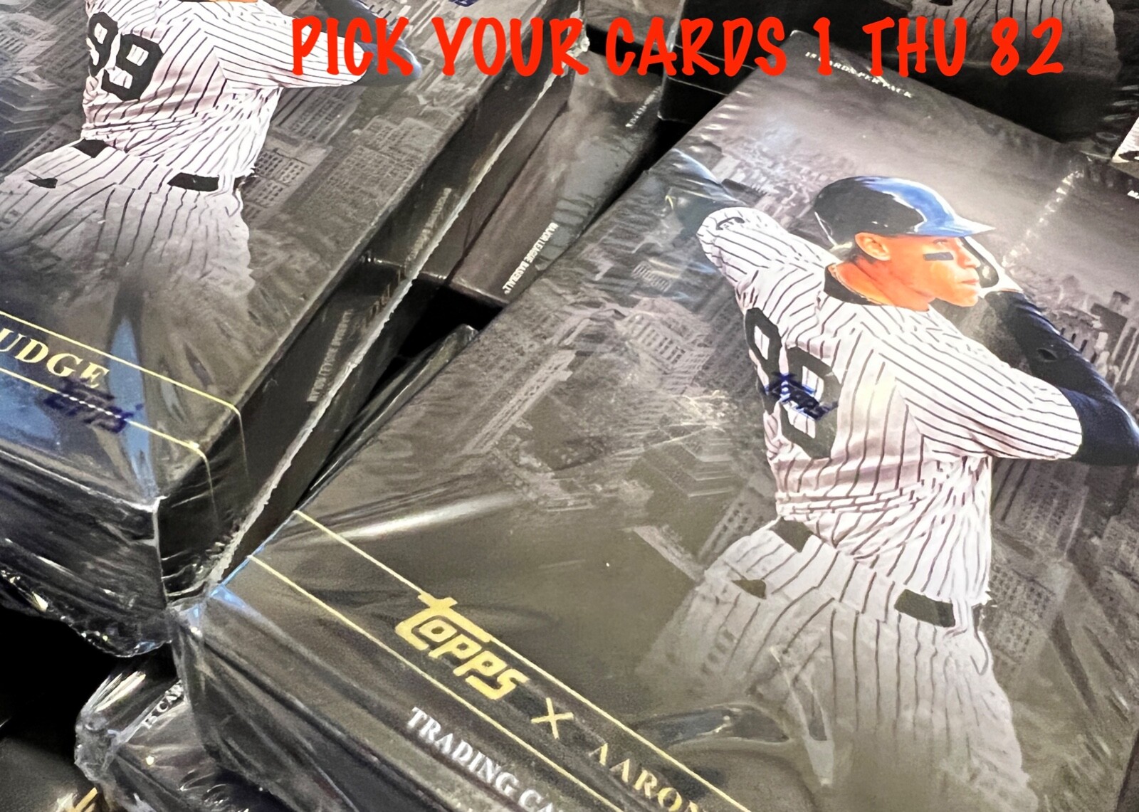 【最終値下げ！】MLB 2022 Aaron Judge Curated Set 2022 Topps x Aaron Judge Curated Set- 8 card set of New York