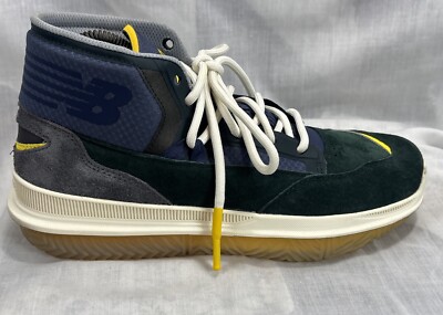 New Balance Men Shoe BB9000E1 Green Blue Kawhi Leonard Basketball HiTop Size 8.5