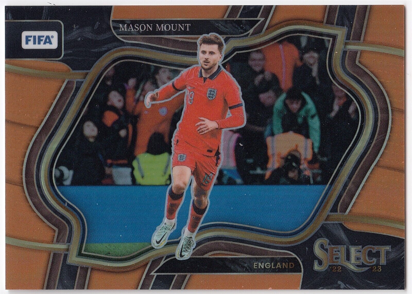 メイソン マウント 2022-23 Panini Select FIFA Field Level Orange Prizm MASON