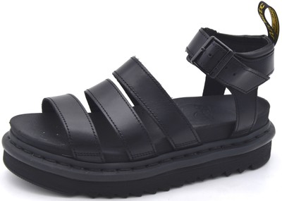DR. MARTENS DR. MARTENS WOMAN SANDALS SHOES WITH WEDGE CASUAL LEATHER CODE BLAIRE 24191001