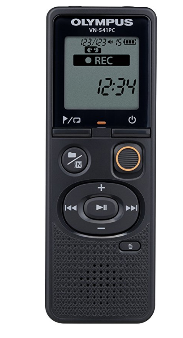 Brand New Sealed Olympus Digital Voice Recorder Vn-541pc Black 4gb Memory Lcd