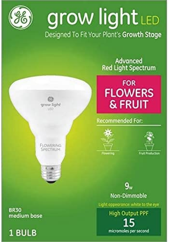 Led Flood Light Bulb, Advanced Red Spectrum For Flowers And Fruit, 9