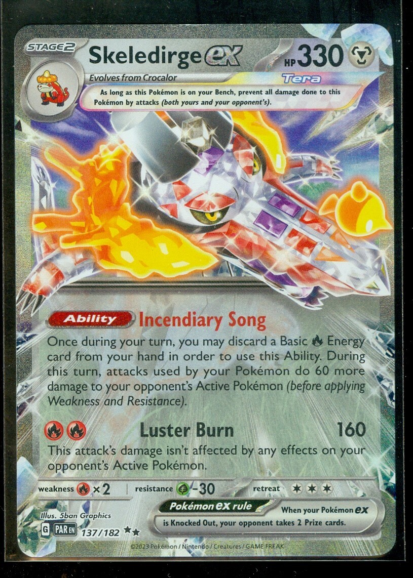 ポケモン Gholdengo ex 231/182 SV04: Paradox Rift Holo for sale online