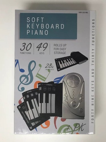 Soft Keyboard Piano Model Rolls Up 28” Keyboard
