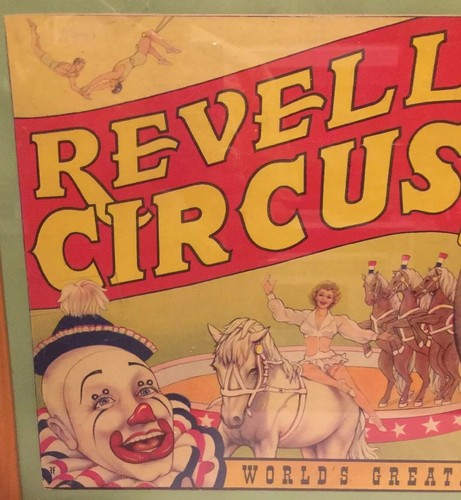 Reserved Prototype Revell Circus World’s Greatest Toy Show One Of A Kind Poster