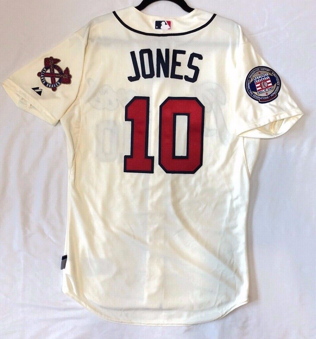00s MLB アトランタ ブレーブス チッパー ジョーンズ ユニフォーム 00s MLB アトランタ ブレーブス チッパー ジョーンズ ユニフォーム